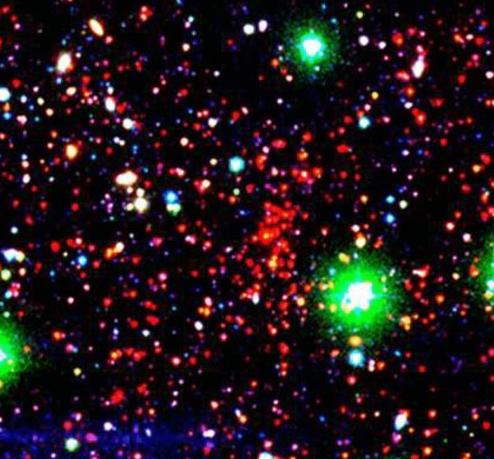 4.8 billion year old galaxy cluster